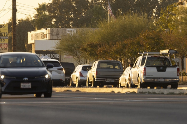 cars in traffic